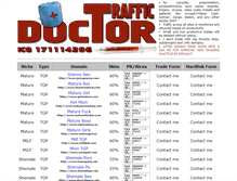Tablet Screenshot of doctor-traffic.com